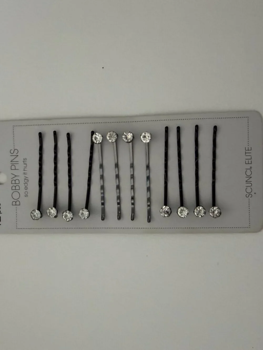 Scunci Elite Rhinestone Bobby Pins NWT